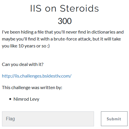 IIS on Steroids