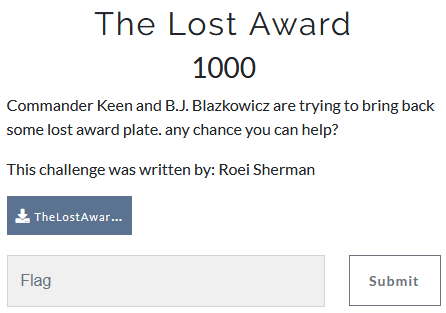 The Lost Award