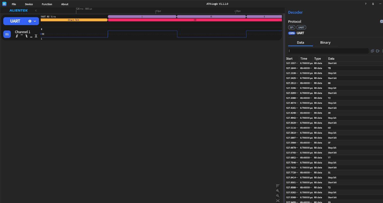 Logic Analyzer Screenshot