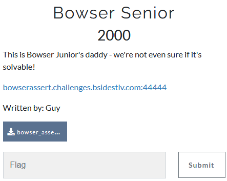 Bowser Senior