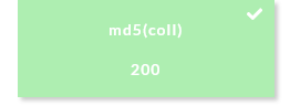 md5(coll)