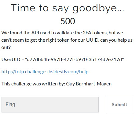 Time to say goodbye...